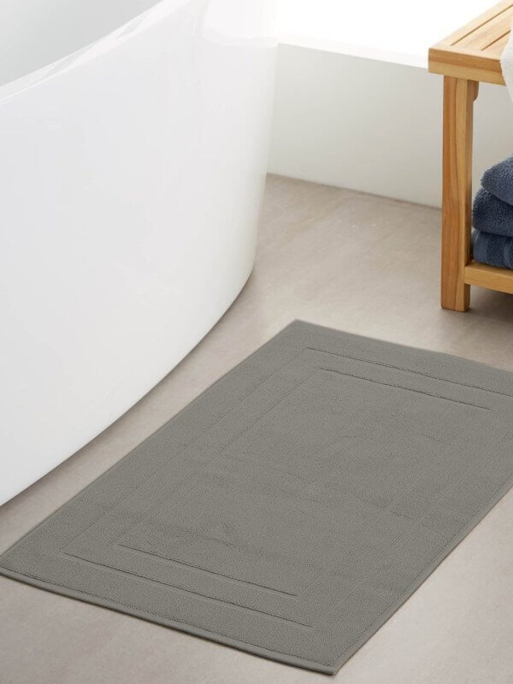 Πατάκι Μπάνιου Ξενοδοχείου Έλεφαντ Βαμβακερό 700gsm 50x75 | Γαρύφαλλο - Λευκά Είδη